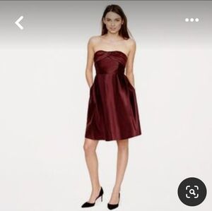 NWT J.Crew Erin Dress in Silk Dupioni Size 8